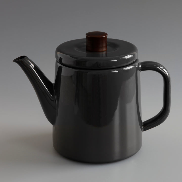 Enamel Teapot Grey