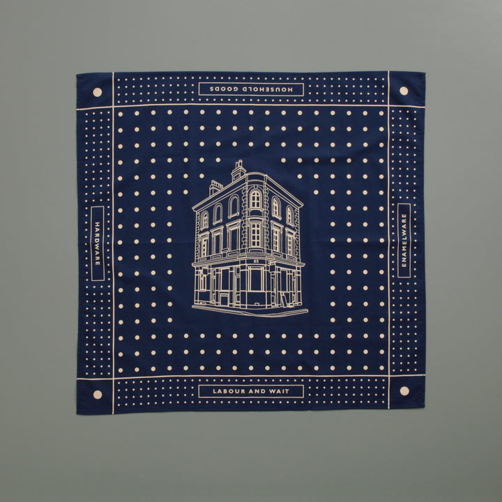 Blueprint Handkerchief