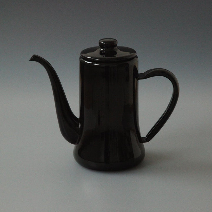 Enamel Coffee Pot Black